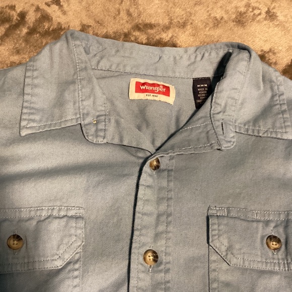 Light blue Wrangler short sleeve - Picture 5 of 8